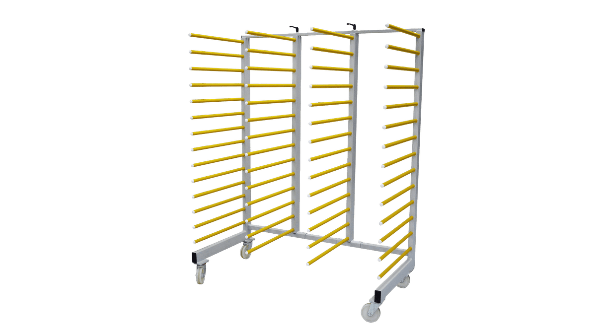 Drying racks Cure and dry coatings quickly, ensuring efficient production. View here.